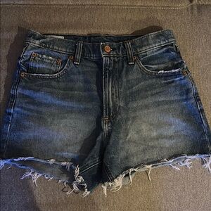 GAP Blue Jean Shorts Distressed Cut-Off Style